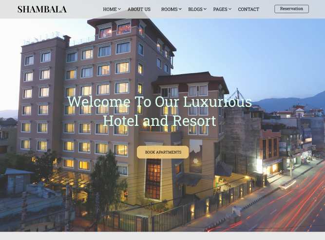 Homepage Hero Section